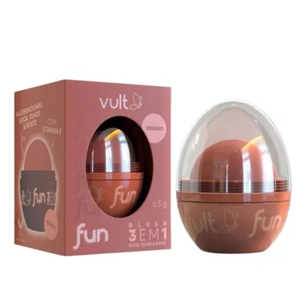 Imagem de Blush Vult Fun 3 em 1 Cor Bronze Natural 6,5g