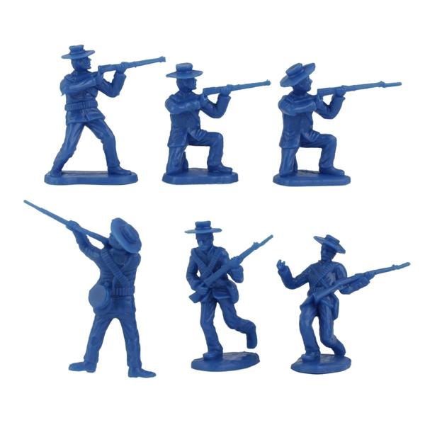 Imagem de BMC The Alamo Plastic Army Men - Texas vs. Mexico 37pc Figuras de soldados