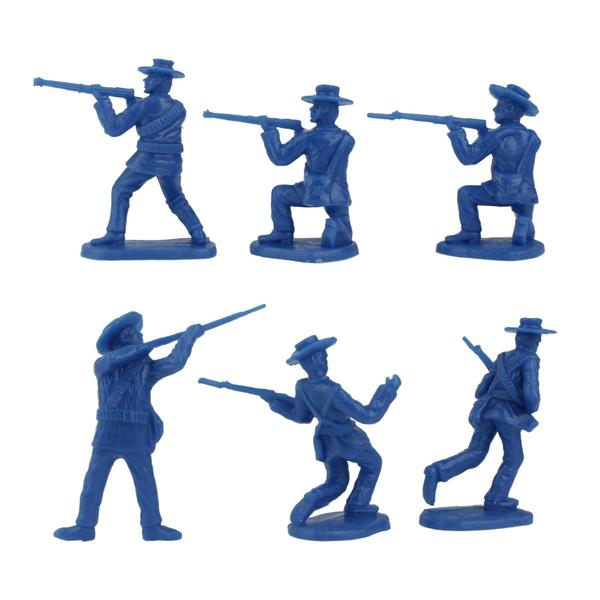 Imagem de BMC The Alamo Plastic Army Men - Texas vs. Mexico 37pc Figuras de soldados