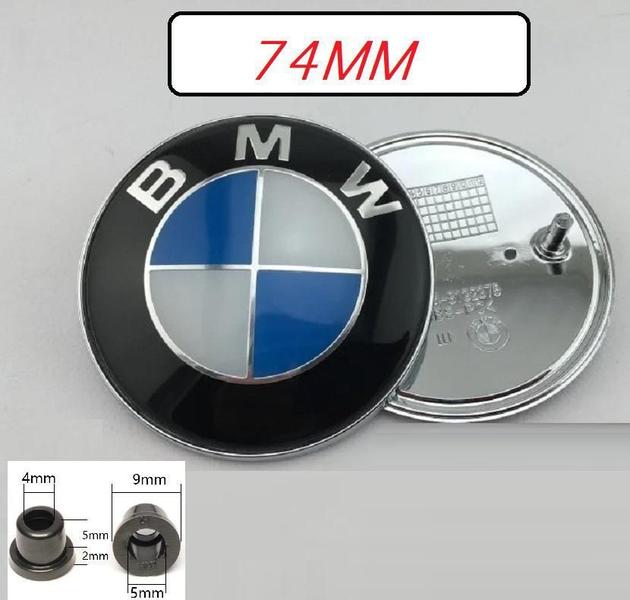 Imagem de Bmw Emblema Traseiro Porta Malas Tam Cromado 74Mm