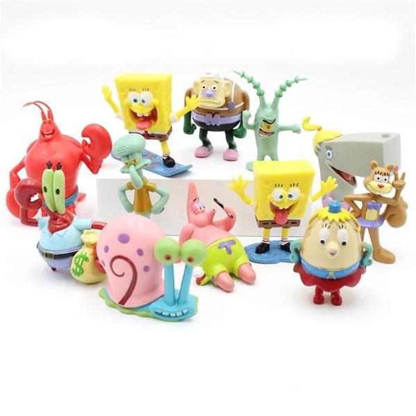 Imagem de Bob Esponja e Patrick - Conjunto com 12 Figuras Colecionáveis