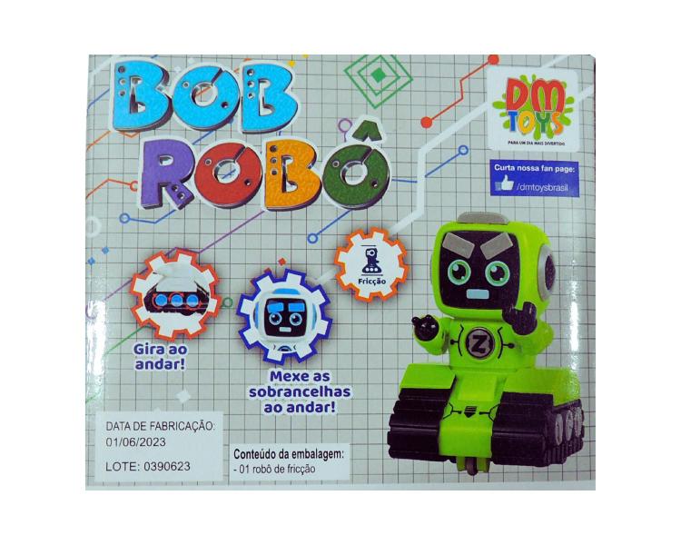 Imagem de Bob Robô Fricção  -  Brinquedo Pequeno Divertido  -  Sortido