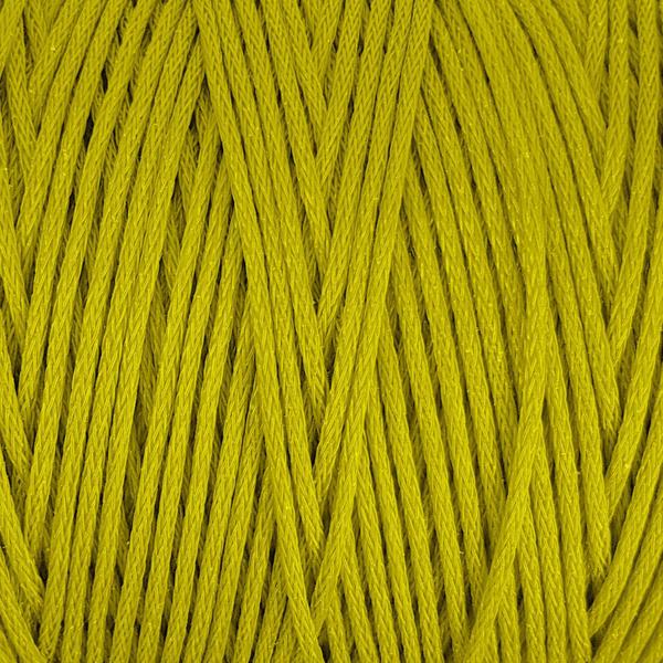 Imagem de Bobina Corda Fio 4Mm Trançada Polietileno - Amarelo