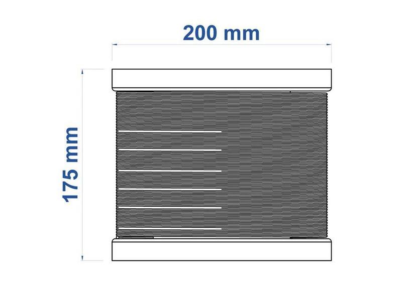 Imagem de Bobina de fio de nylon vermelho de 2.4 mm para rocadeiras tramontina