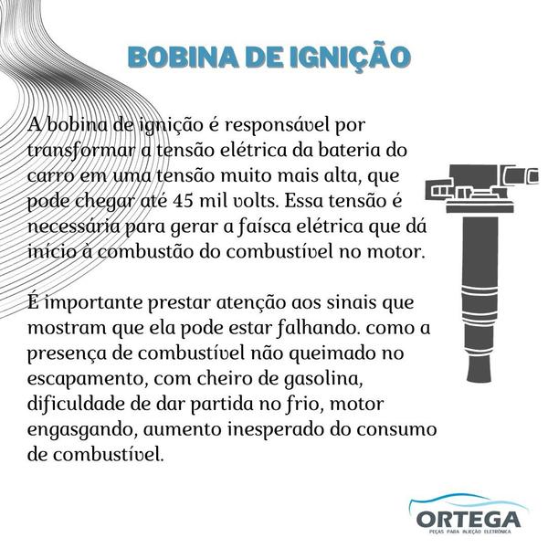 Imagem de Bobina De Ignição Brava Marea Punto 1.8 16v 95 A 01 3 Pinos