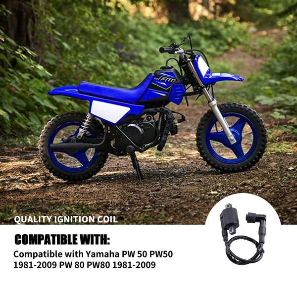 Imagem de Bobina de ignição CNCMOTOK compatível com Yamaha PW 50 PW50 1981-2009 PW 80 PW80 1981-2009