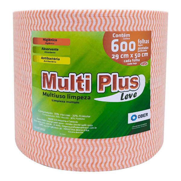 Imagem de Bobina Multiuso Multi Plus 300 Metros Laranja Ober