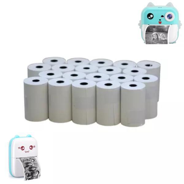 Imagem de Bobina papel térmico p/ Mini Impressora portátil gatinho