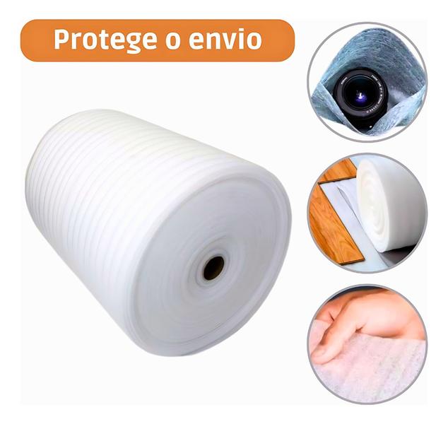 Imagem de Bobina Rolo Espuma 6 Mm Polietileno Expandido 2mx1,2m Manta