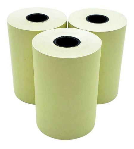 Bobina Térmica 58x16 Amarela C/20 Un - DC Automação Imagem de Bobina Térmica 58x16 Amarela C/20 Un