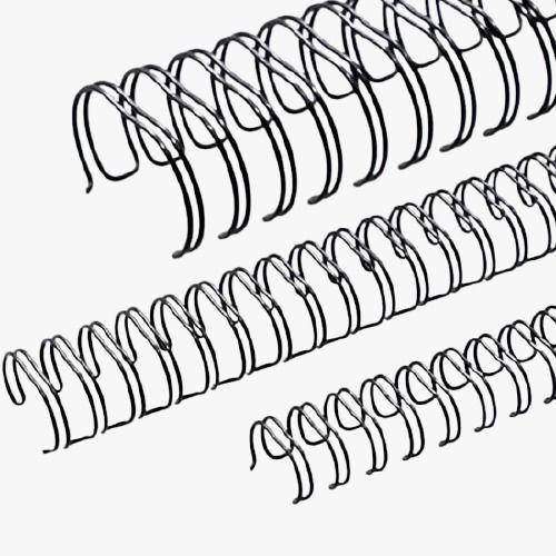 Imagem de Bobina Wire-o Preto 1 1/8 2x1 para 250fls 3.100 anéis