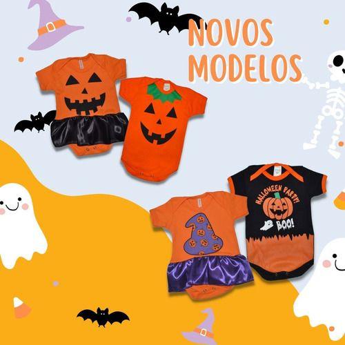 Imagem de Body Bebê Fantasia Halloween Vampiro Morcego Dia Das Bruxas