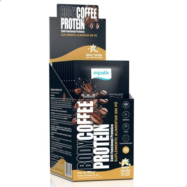 Imagem de Body Coffee Protein (150g) 10 Sachês 15g  Equaliv