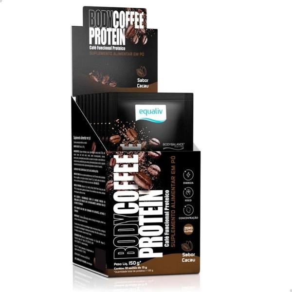 Imagem de Body Coffee Protein (150g) 10 Sachês 15g  Equaliv