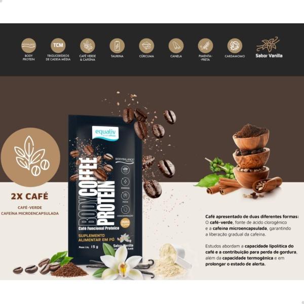 Imagem de Body Coffee Protein (150g) 10 Sachês 15g Equaliv