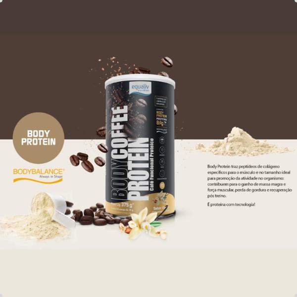 Imagem de Body Coffee Protein Café Funcional 375g Equaliv