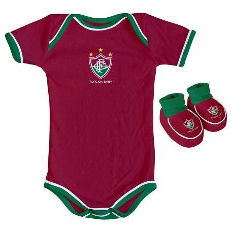 Body e Pantufa Fluminense Grená - Torcida Baby Imagem de Body e Pantufa Fluminense Grená - Torcida Baby