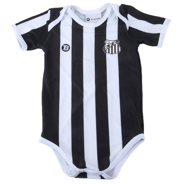 Imagem de Body Infantil Torcida baby Santos Proteção Solar FPU 50+