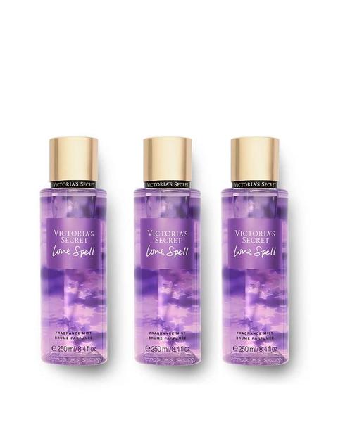 Imagem de Body Mist Victoria's Secret Love Spell 250 ml (pacote com 3)