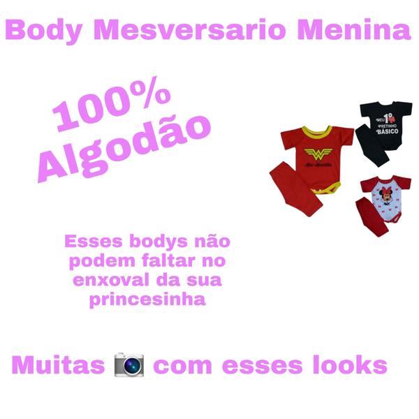 Imagem de Body personagem para Mesversário Bebê Menino ou Menina