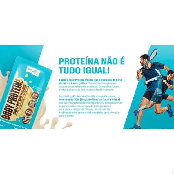 Imagem de Body Protein 100% Isolado 10 Sachês 20G Equaliv Baunilha