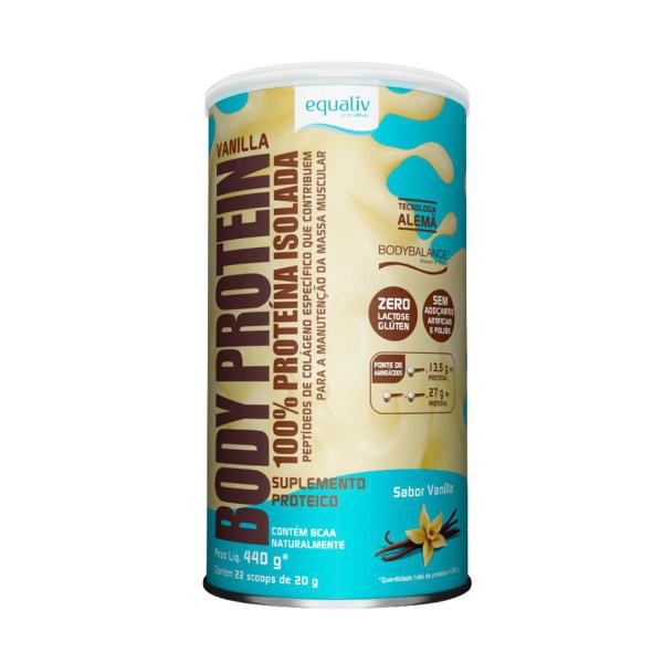 Imagem de Body Protein 100% Proteina Sabor Baunilha 440g - Equaliv