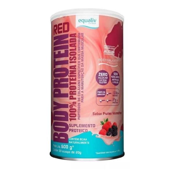 Imagem de Body Protein 100% Proteina Sabor Frutas Vermelhas 600g - Equaliv