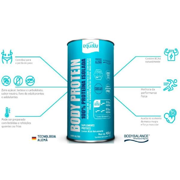 Imagem de Body Protein 450g Isolada Equaliv