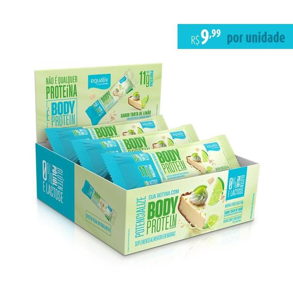 Imagem de  Body Protein Barra - Torta Limão 9 Un