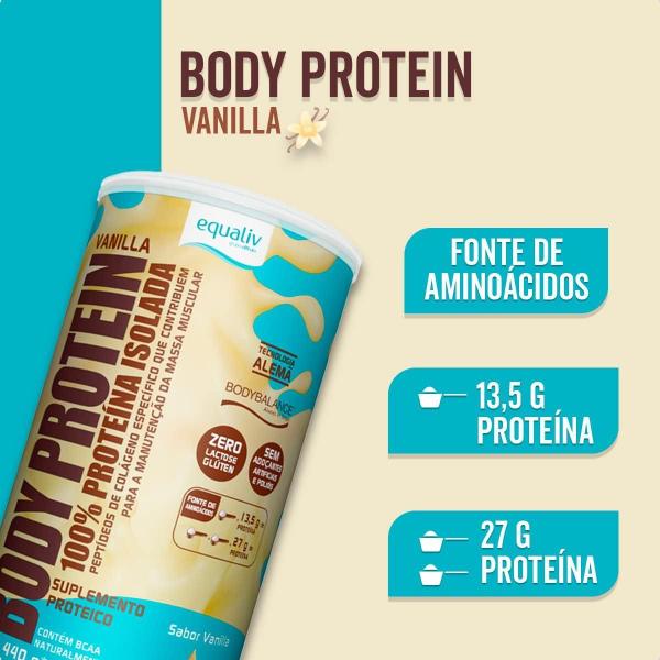 Imagem de Body Protein Collagen 100% Isolada 440g Equaliv