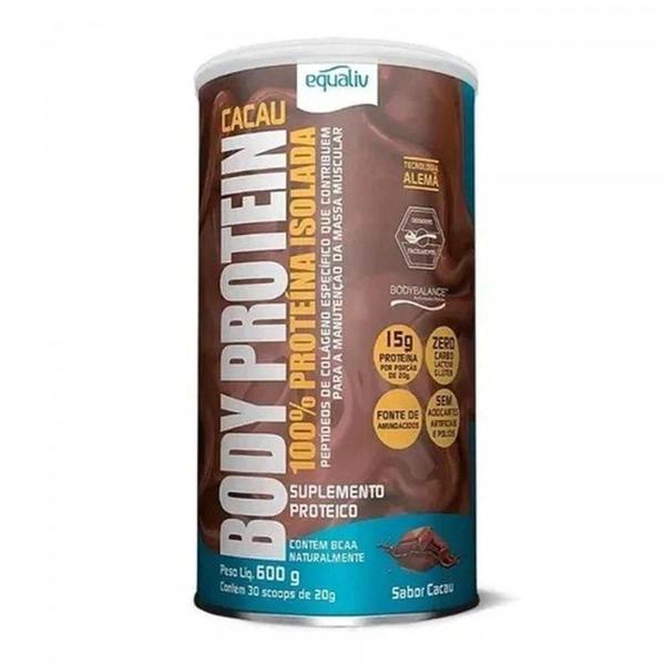 Imagem de Body Protein Equaliv Proteina Isolada Sabor Cacau 600g