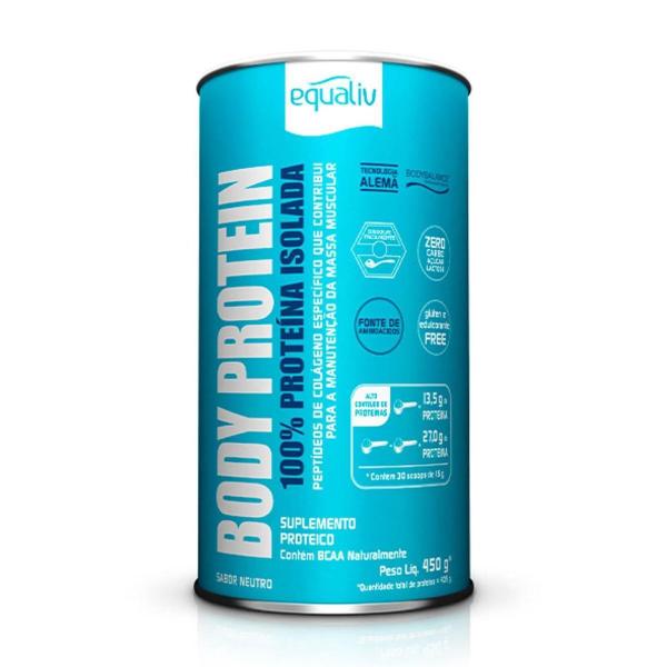 Imagem de Body protein isolada zero carbo 450g equaliv sem sabor