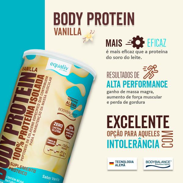 Imagem de Body Protein Sabor Vanilla 440g  Equaliv