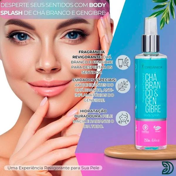 Imagem de Body Splash Orgânica Chá Branco E Gengibre 250ml