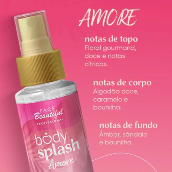 Imagem de Body Splash Vegano Corporal Amore 100Ml - Face Beautiful