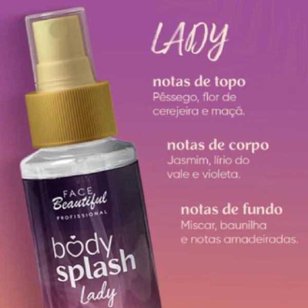 Imagem de Body Splash Vegano Corporal Lady 100Ml - Face Beautiful