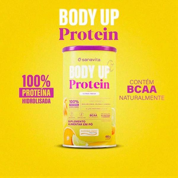 Imagem de Body Up Protein - 100% Hidrolisado - Bodybalance - Citrus Fresh - 450g - Sanavita