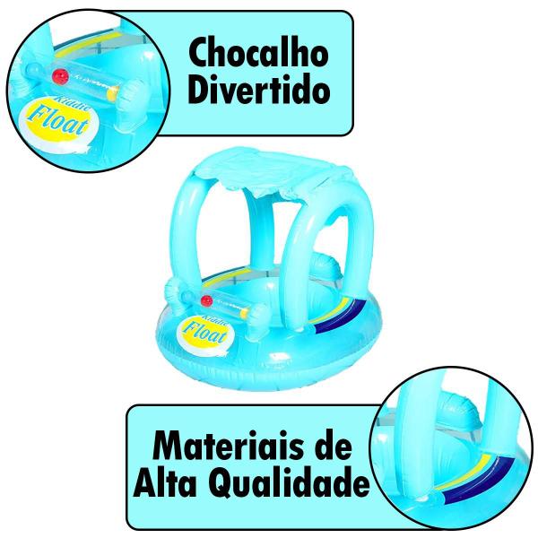 Imagem de Boia Bote Bebê Cobertura Fralda Infantil Inflável Proteção