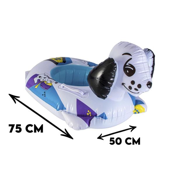 Imagem de Boia Bote Bebe Infantil Cachorro Super Divertida