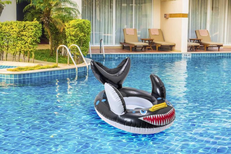 Boia Bote Inflavel Infantil Piscina Para Criança Bebê Verão - Elite Imagem de Boia Bote Inflavel Infantil Piscina Para Criança Bebê Verão