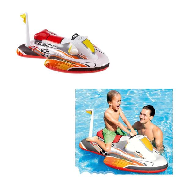 Imagem de Boia Bote Inflável Jet Ski Infantil Intex 1,17Mx77Cm