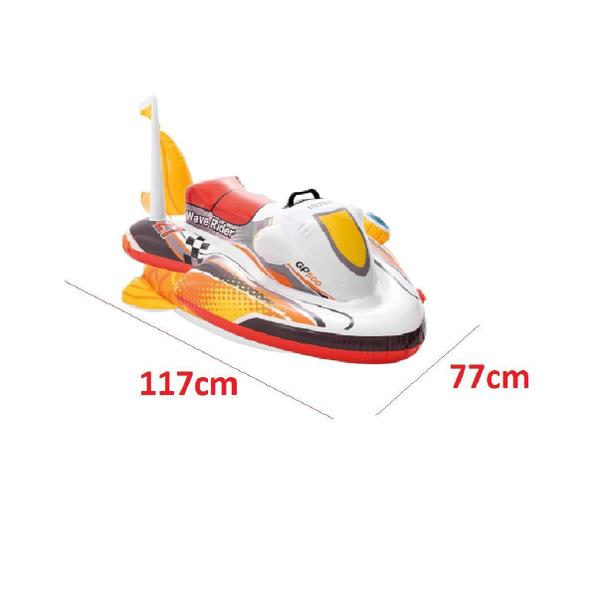 Imagem de Boia Bote Inflável Jet Ski Infantil Intex 1,17Mx77Cm