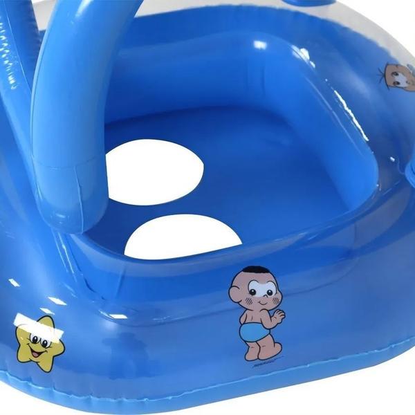 Imagem de Boia Bote Para Bebês Turma da Mônica Baby Com Cobertura Bel