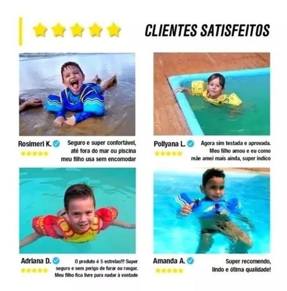 Imagem de Boia Braço Colete Infantil Kids Piscina Não Fura Homologado