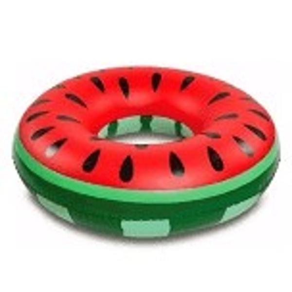 Boia Cintura Redonda Inflável Melancia 114 cm Adulto Praia Piscina Dutetoys Imagem de Boia Cintura Redonda Inflável Melancia 114 cm Adulto Praia Piscina Dutetoys