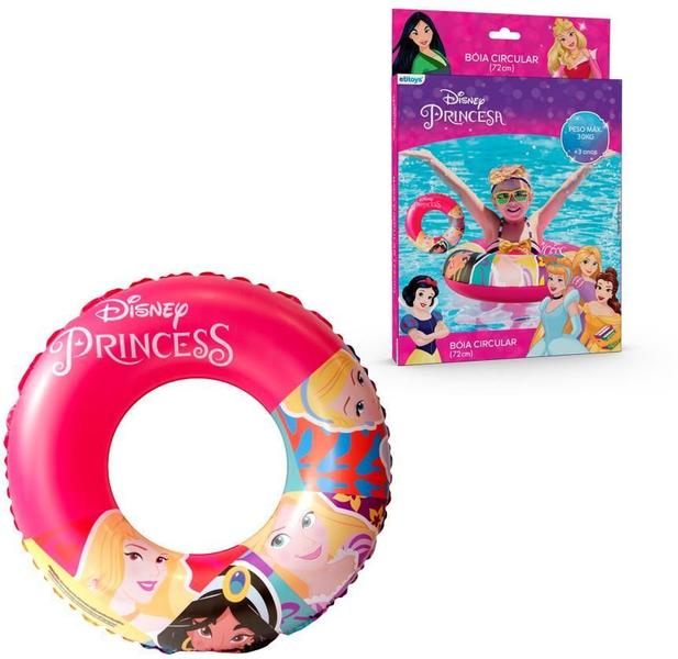 Imagem de Boia Circular Infantil Praia Princesas 72Cm - Dyin-194