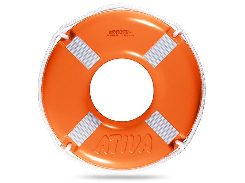 Imagem de Boia Circular Salva Vidas 50cm Classe II (1,7kg) - Ativa Náutica