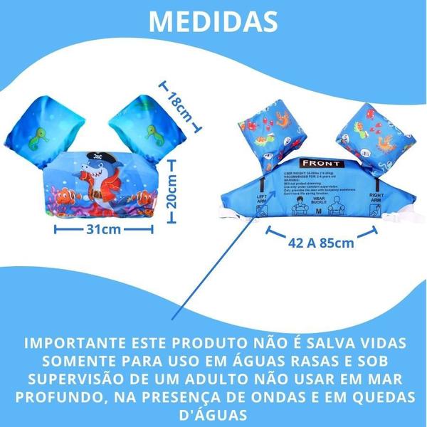 Imagem de Boia Colete Infantil Kids Piscina Praia Salva Vidas Não Fura Flutua