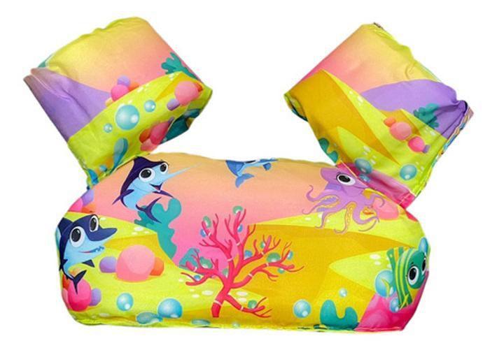 Bóia Colete Inflável Infantil Salva Vidas - Fundo Do Mar - Kadê Imagem de Bóia Colete Inflável Infantil Salva Vidas - Fundo Do Mar