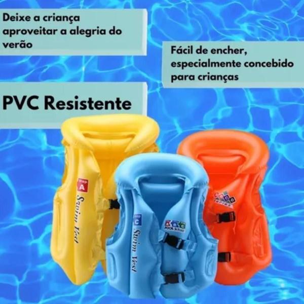 Imagem de Boia Colete Inflável  Piscina Praia  Salva Vidas 20 a 35 kg